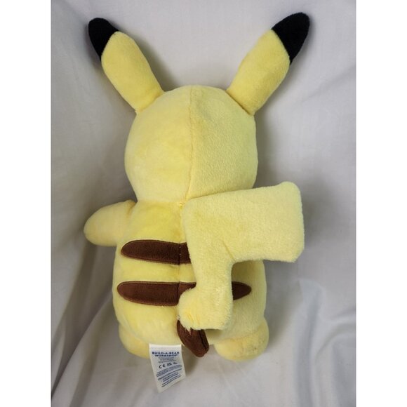 Pokemon Build A Bear 18" Pikachu Stuffed Plush Toy Nintendo BAB Yellow - Picture 3 of 10